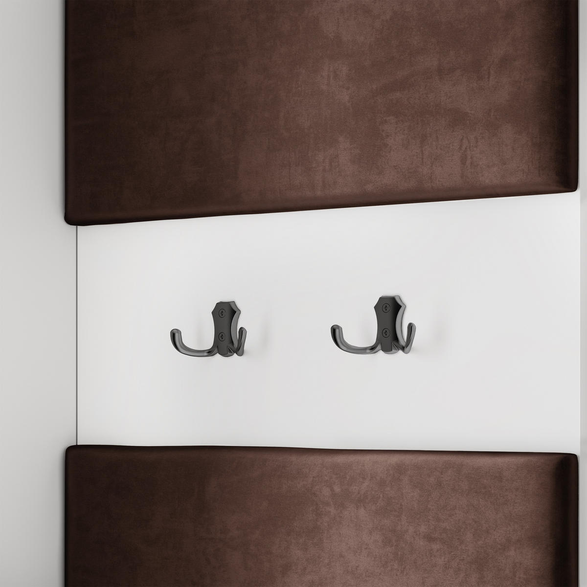 GARDEROBENSCHRANK VIRA 95/181/51 cm Modern Garderobe-Set Kaschmir - Kaschmir/Braun, Holzwerkstoff (95/181/51cm) - MASSENO