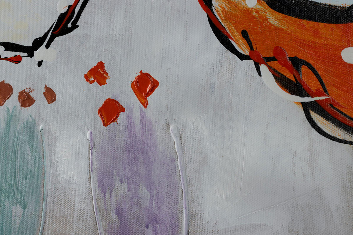 ÖLGEMÄLDE 100/75 cm - Multicolor, Holz/Textil (2.5/75cm) - KUNSTLOFT