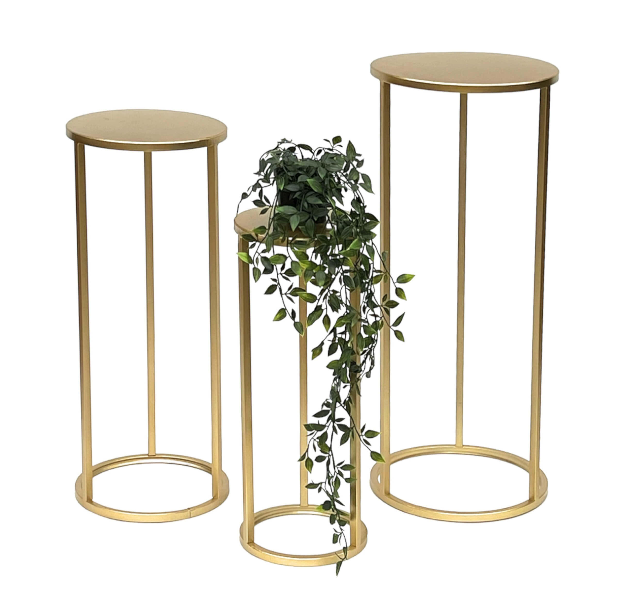 DanDiBo Blumenhocker Gold 20x50x20 cm