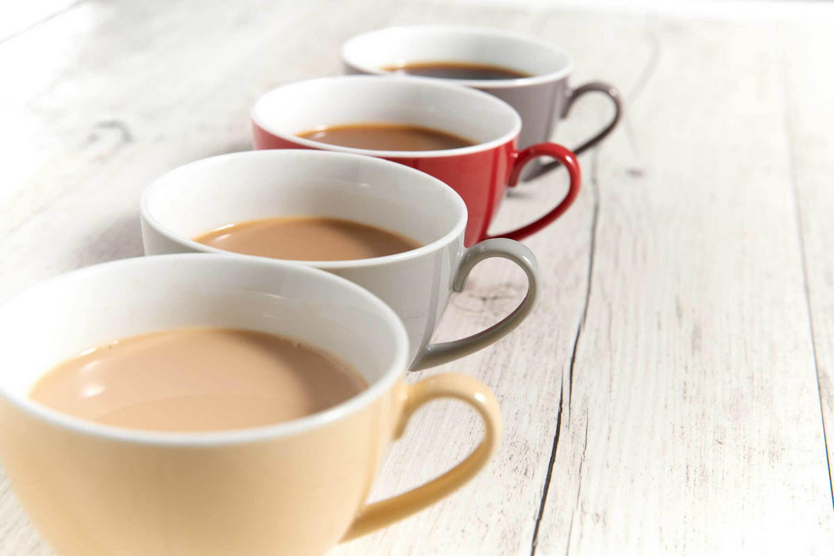 ESPRESSOTASSEN MIT UNTERTASSEN Doppio bunt 80 ml 6er Set - Multicolor, Keramik (0.08L) - Ritzenhoff Breker