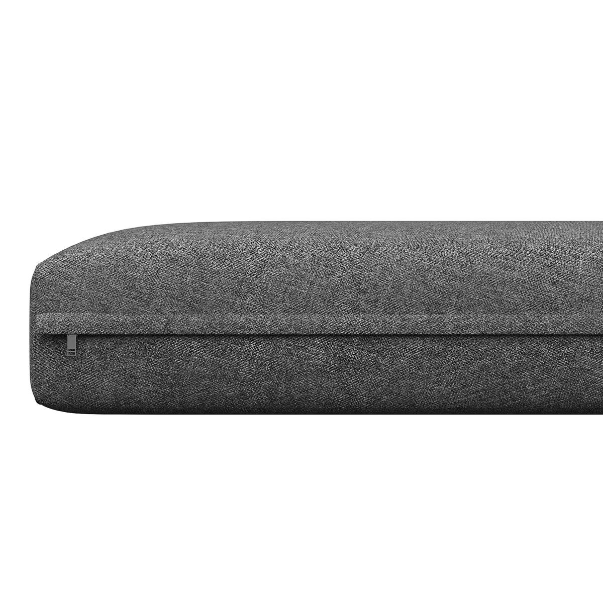 VRTNI lounge set za 8 osoba 234/69/86 cm sivi od metala, poliestera i drva s užetom i podesivim nogicama - siva, metal - OKWISH