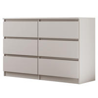 KOMMODE Lemon mit 6 Schubladen, 120 cm, Kaschmir - Kaschmir, Holzwerkstoff (120/78/39cm) - Beautysofa