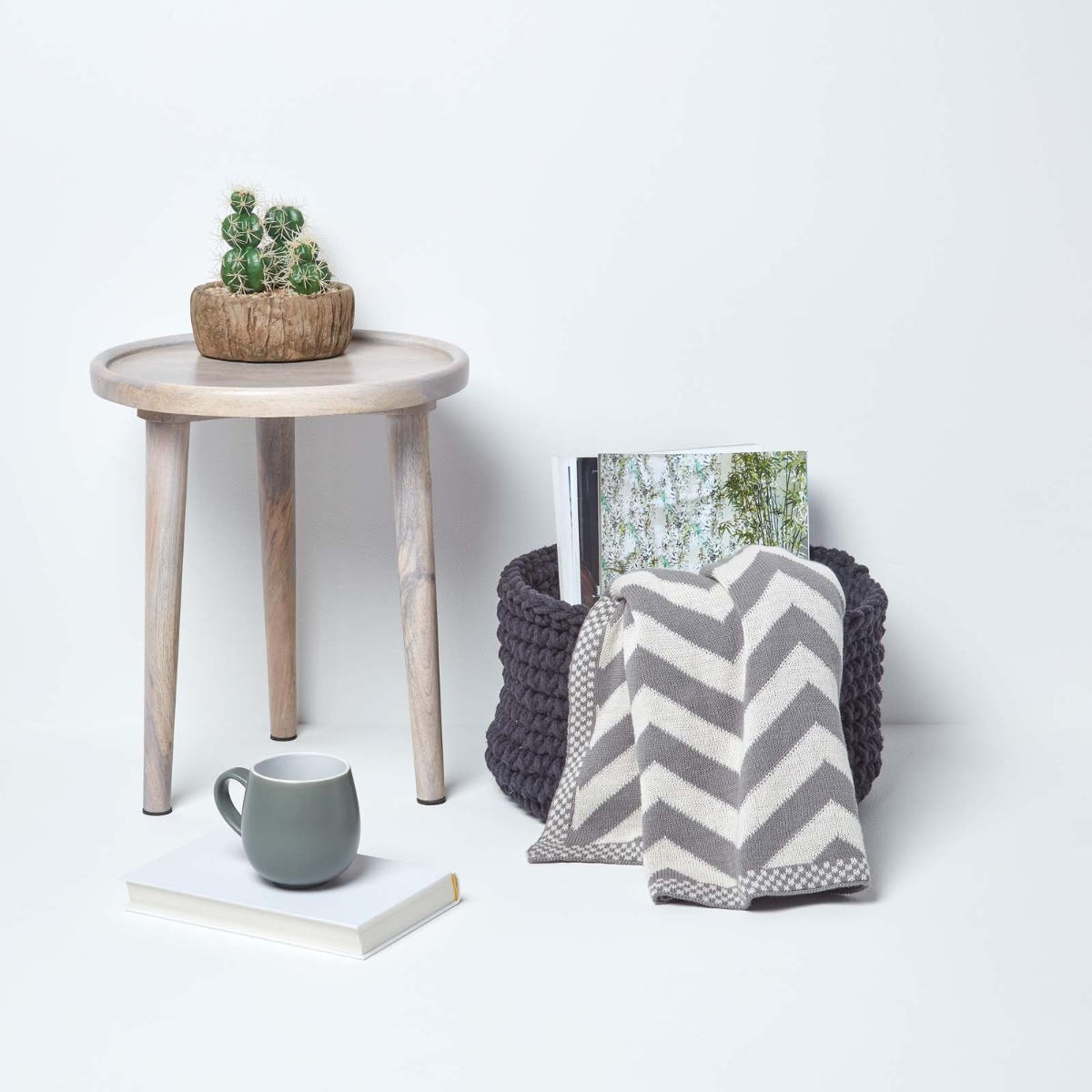 AUFBEWAHRUNGSKORB Baumwolle 37/21 cm - Schwarz, Textil (37/37/21cm) - Homescapes
