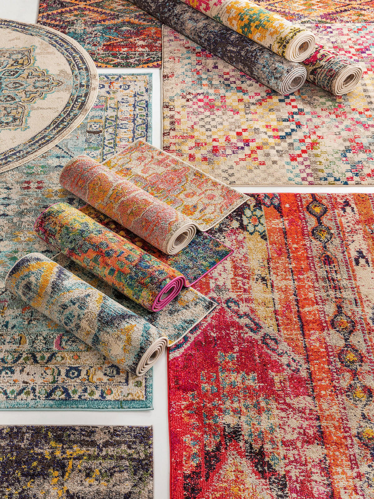 LÄUFER Casa Multicolor 70x240 cm - Multicolor, Textil (70/240cm) - benuta Nest