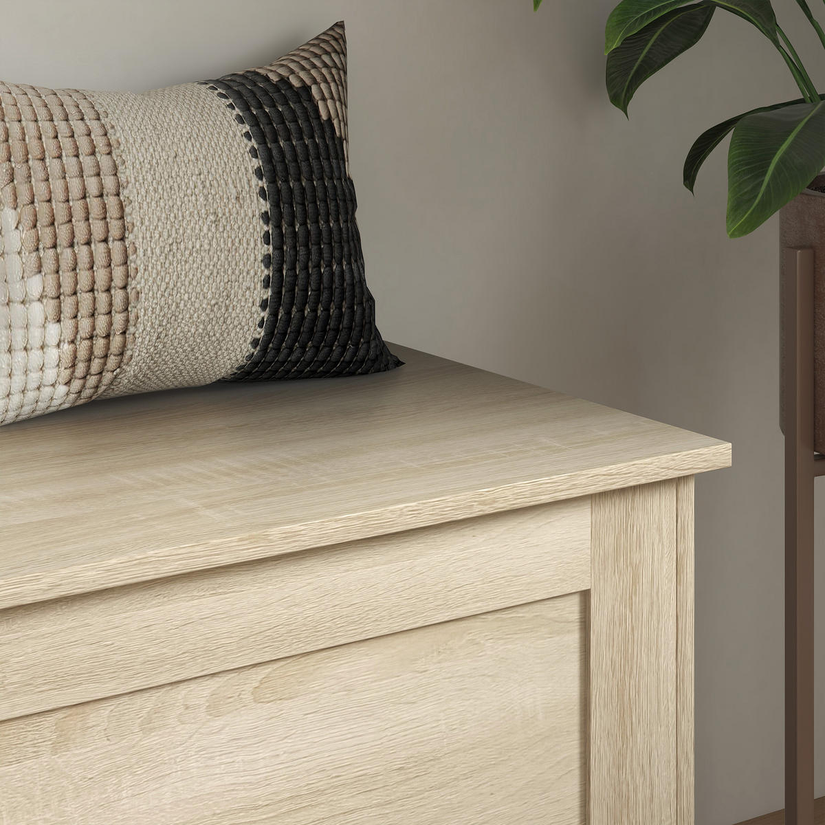 KISSENBOX DE-12428 80/40/45 cm Naturholz - Naturfarben, Holzwerkstoff (40/45/80cm) - ComfortXL