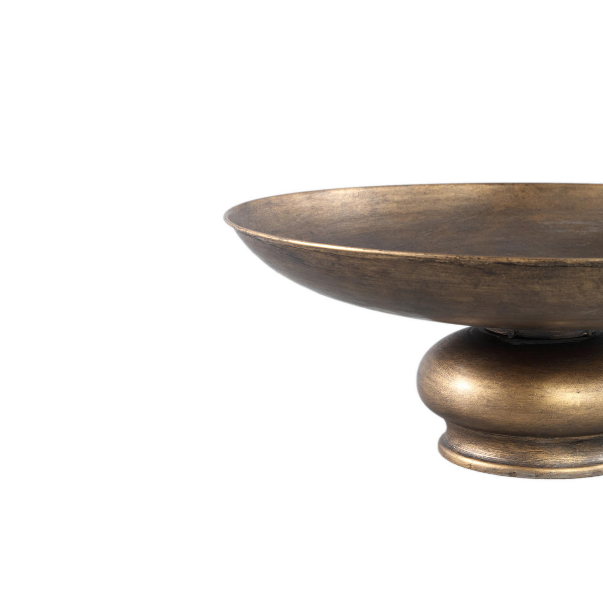 SCHALE Luciene Gold 38/38/14.5cm - Goldfarben, Metall (14.5cm) - PTMD Collection