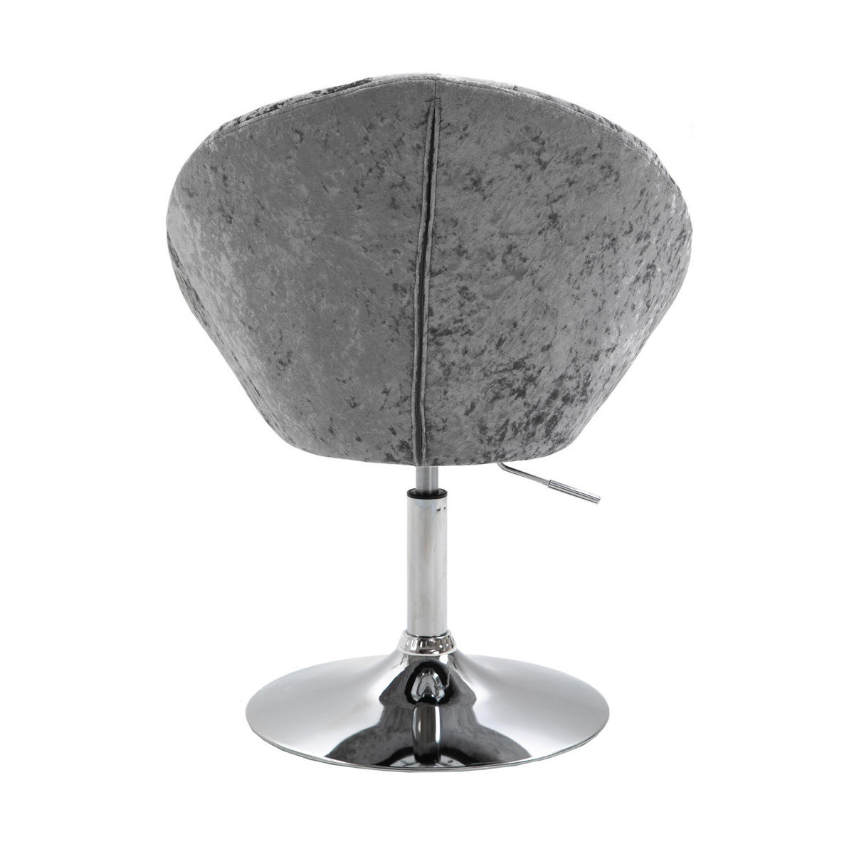COCKTAILSESSEL HAVANNA Samt Silber - Silberfarben, Textil (62/88/58cm) - SVITA