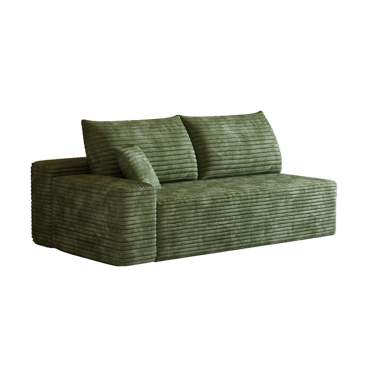 SOFAELEMENT DE-34721 linke Chaiselongue Grün - Grün, Textil (95/83/175cm) - ComfortXL