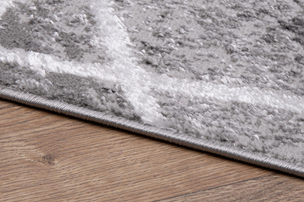 TEPPICH CRYSTAL Grau 80/150 cm - Grau, Textil (80/150cm) - Tapiso