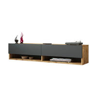 TV-ELEMENT Laitila - Anthrazit, Holzwerkstoff (140/29.5/31.5cm) - [en.casa]