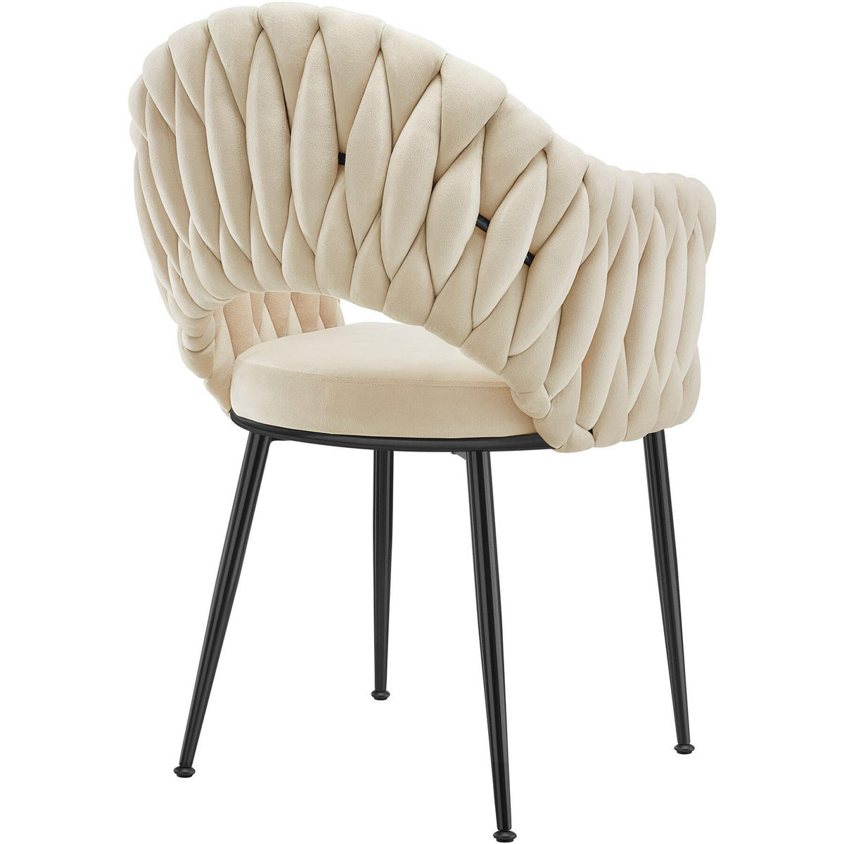 ,,SANDFARBEN/SCHWARZ - Sandfarben, Kunststoff (55/84/57cm) - tectake