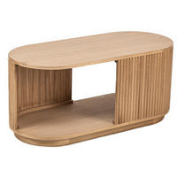 COUCHTISCH Rund Braun 90 x 40 x 40 cm - Braun, Holz (40/90/40cm) - Nordlys