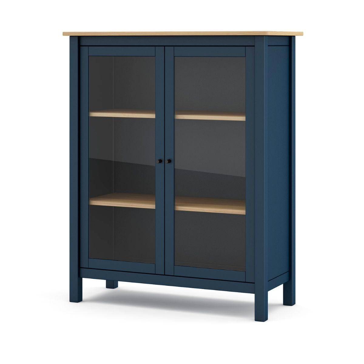 ESSZIMMERSCHRANK Misti Blau 90/40/110 cm - Blau, Holz (40/110/90cm) - Calicosy