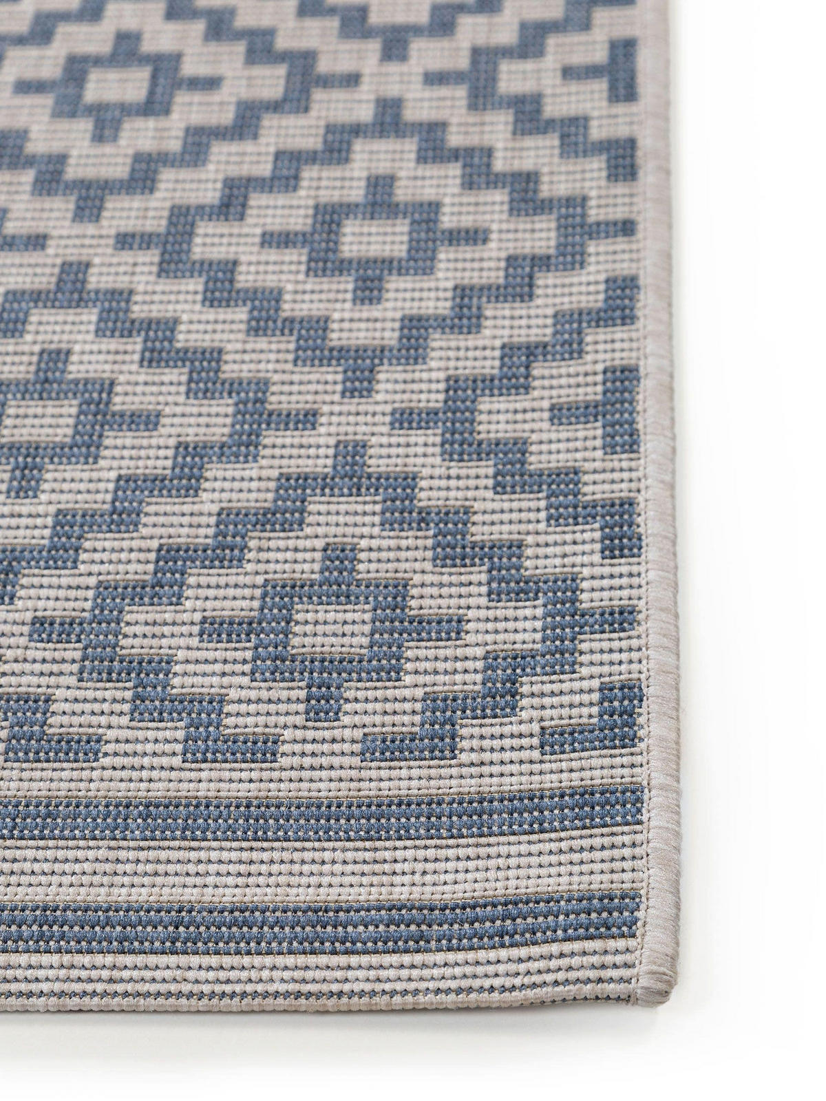 OUTDOORTEPPICH Metro Blau 200x290 cm - Blau, Textil (200/290cm) - benuta Nest