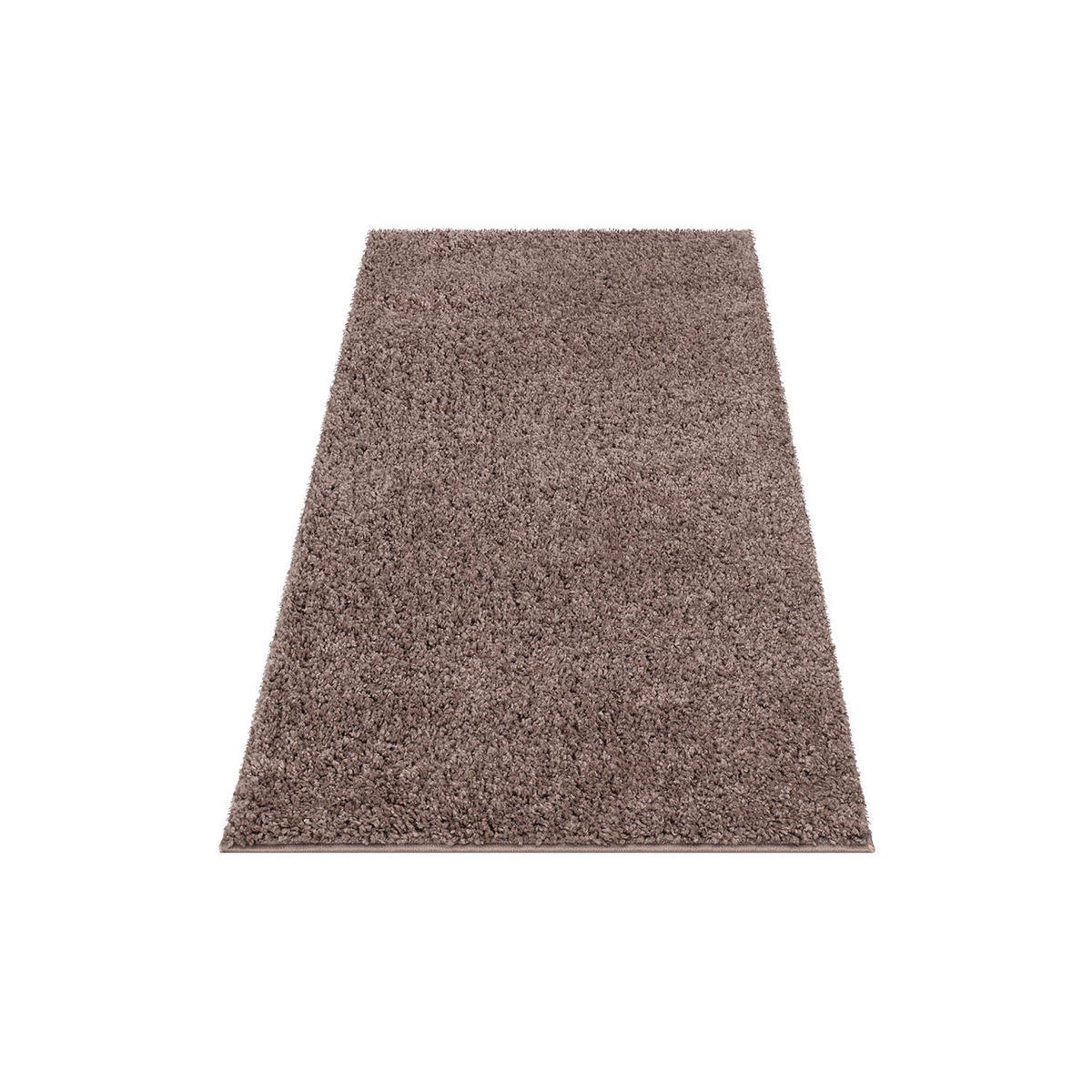 HOCHFLOR-TEPPICH City Shaggy 500 Braun 80x150 cm - Braun, Textil (80/150cm) - carpet city