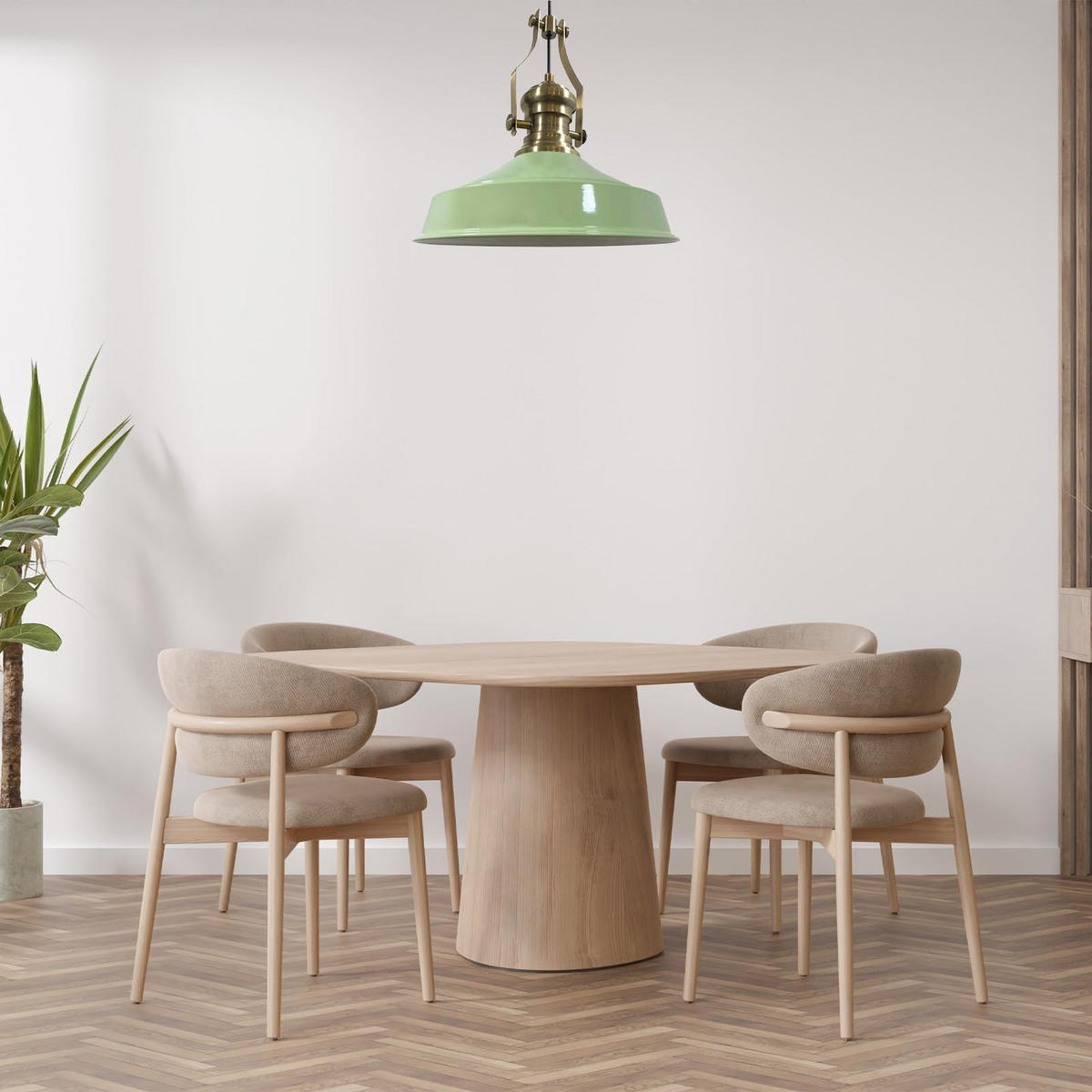 HÄNGELAMPE Neo-Asletl 40/39 cm - Mintgrün, Metall (40/39cm) - Bamyum