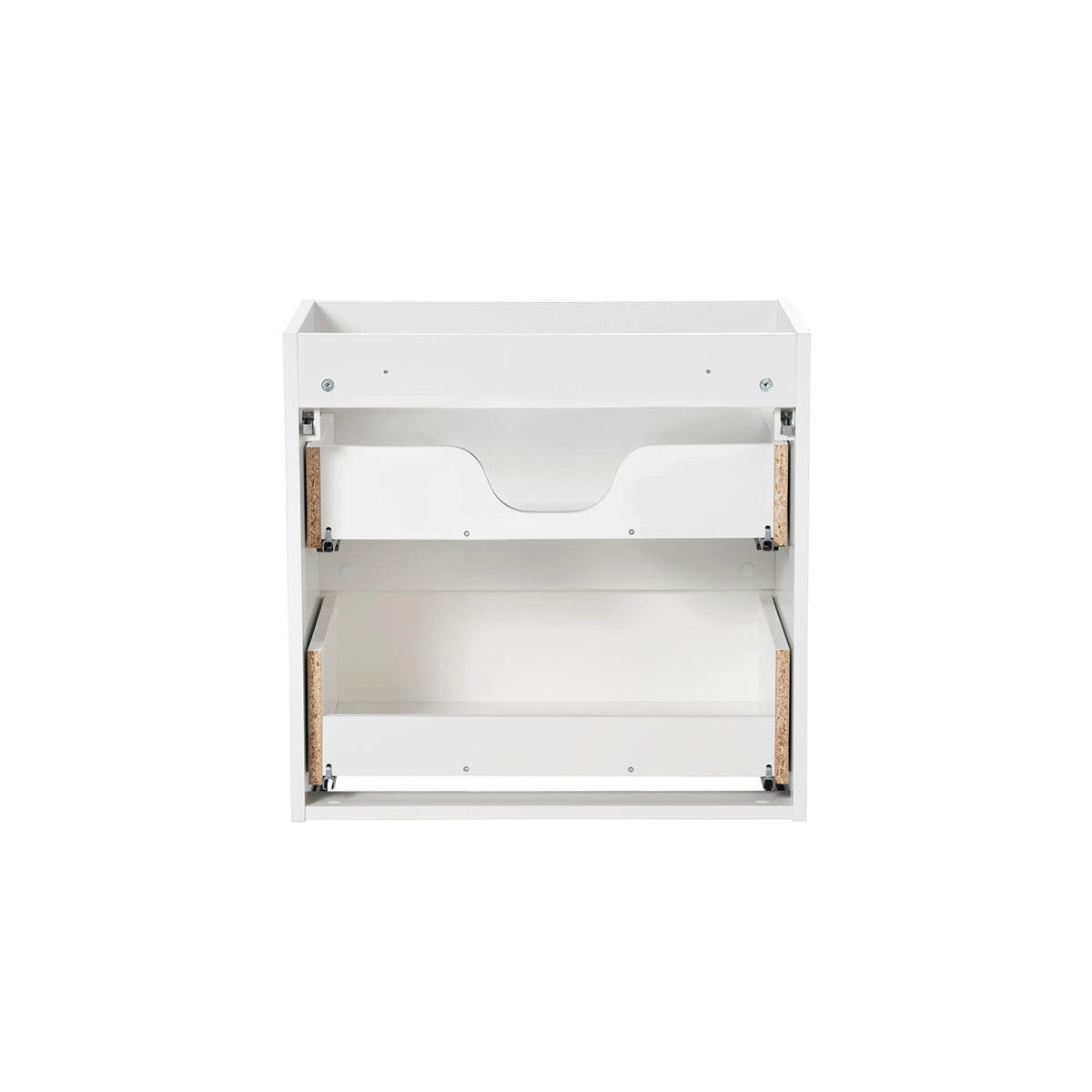 DVOJNI UMIVALNIK 160.4cm Riva Bela - bela, leseni material (160.4/59/40cm) - Petits-meubles