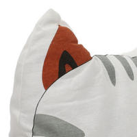 KINDERKISSEN mit Aufdruck 40/35 cm - Multicolor, Naturmaterialien (35/40cm) - Home Styling Collection