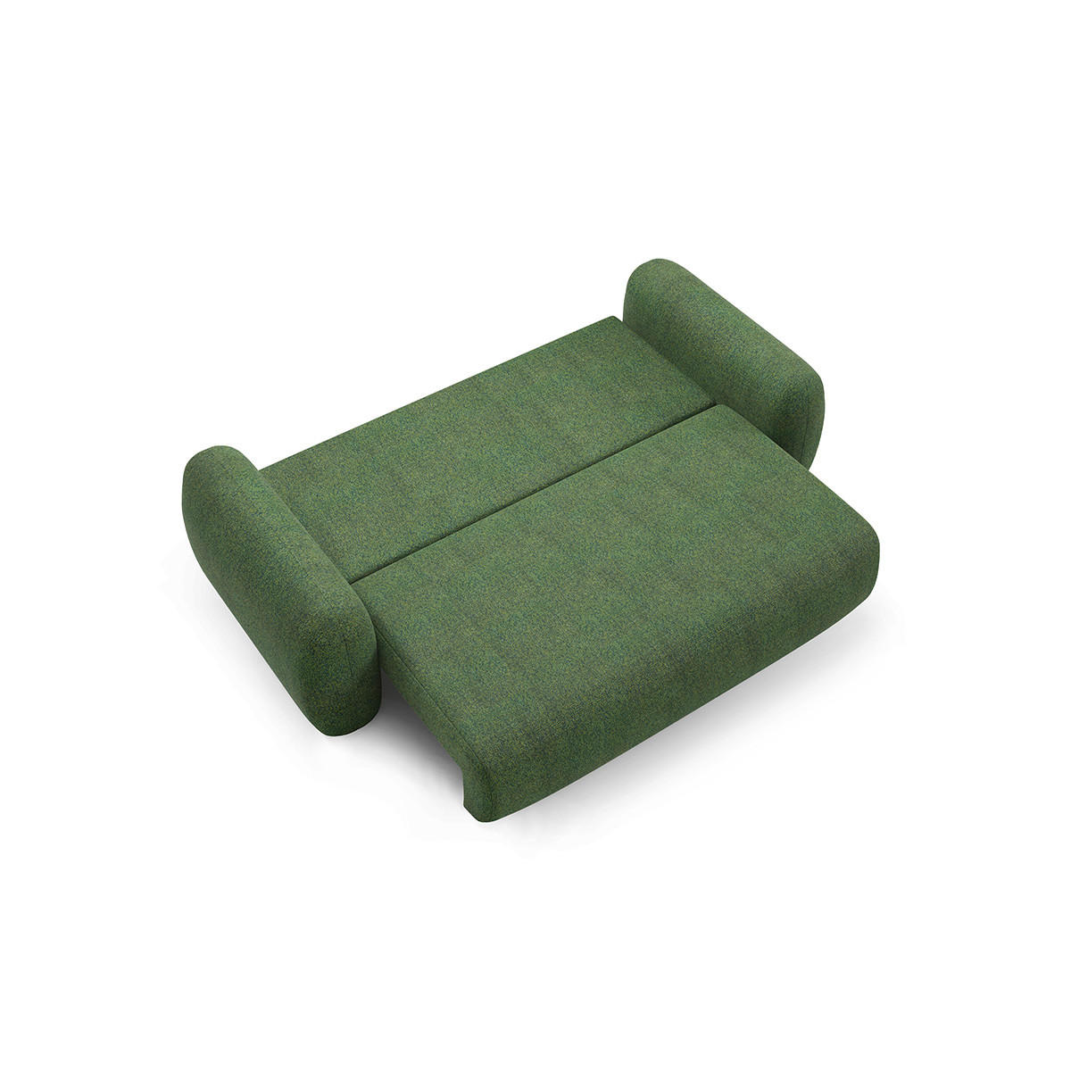 SOFA Carmela 3 Sitzplätze Grün - Grün, Holz (266/95/121cm) - Petits-meubles