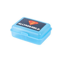 BROTDOSE Bastian Bielendorfer Alltagsheld Blau 17,5 x 12,8 x 6,9 cm - Blau, Kunststoff (17.5/6.9/12.8cm) - United Labels