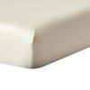 SPANNBETTLAKEN Satin aus 100% Bio-Baumwolle - Creme, Textil (120/190cm) - Homescapes