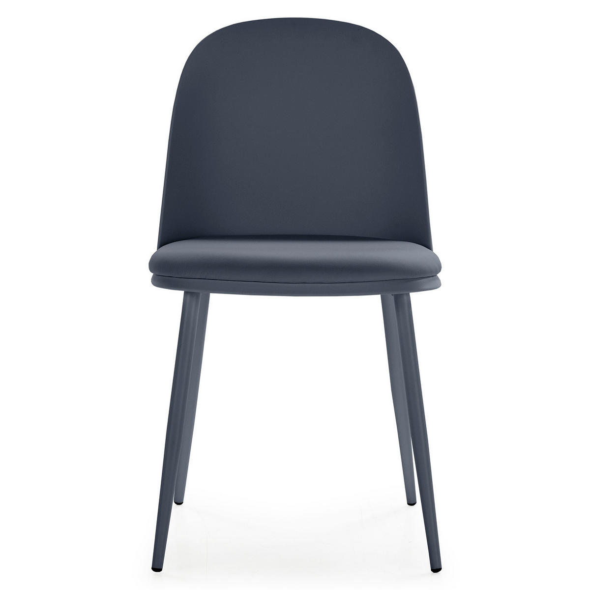 STUHL 4er-Set Kana blau - Blau, Kunststoff/Metall (45/83/51cm) - VS Venta-stock