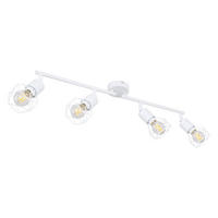 LED DECKENLEUCHTE Metall Weiß - Weiß, Metall (60/8/19.5cm) - Globo Lighting