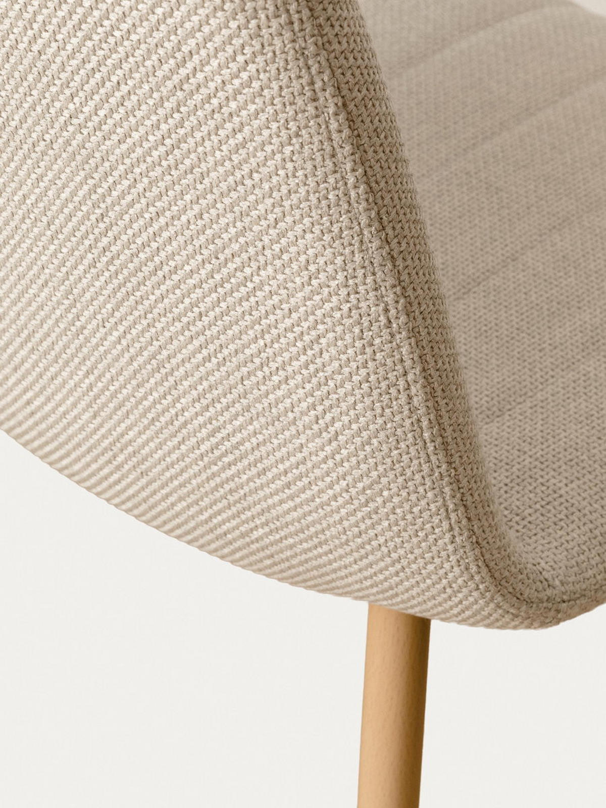 STUHL Wismar Beige 44.5 cm x 86 cm - Beige, Textil (44/86/56cm) - Kenay Home