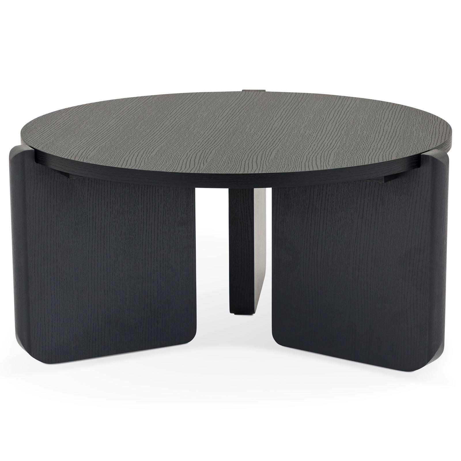 COUCHTISCH KALI schwarz - Schwarz, Holzwerkstoff (80/80/40cm) - IDIMEX