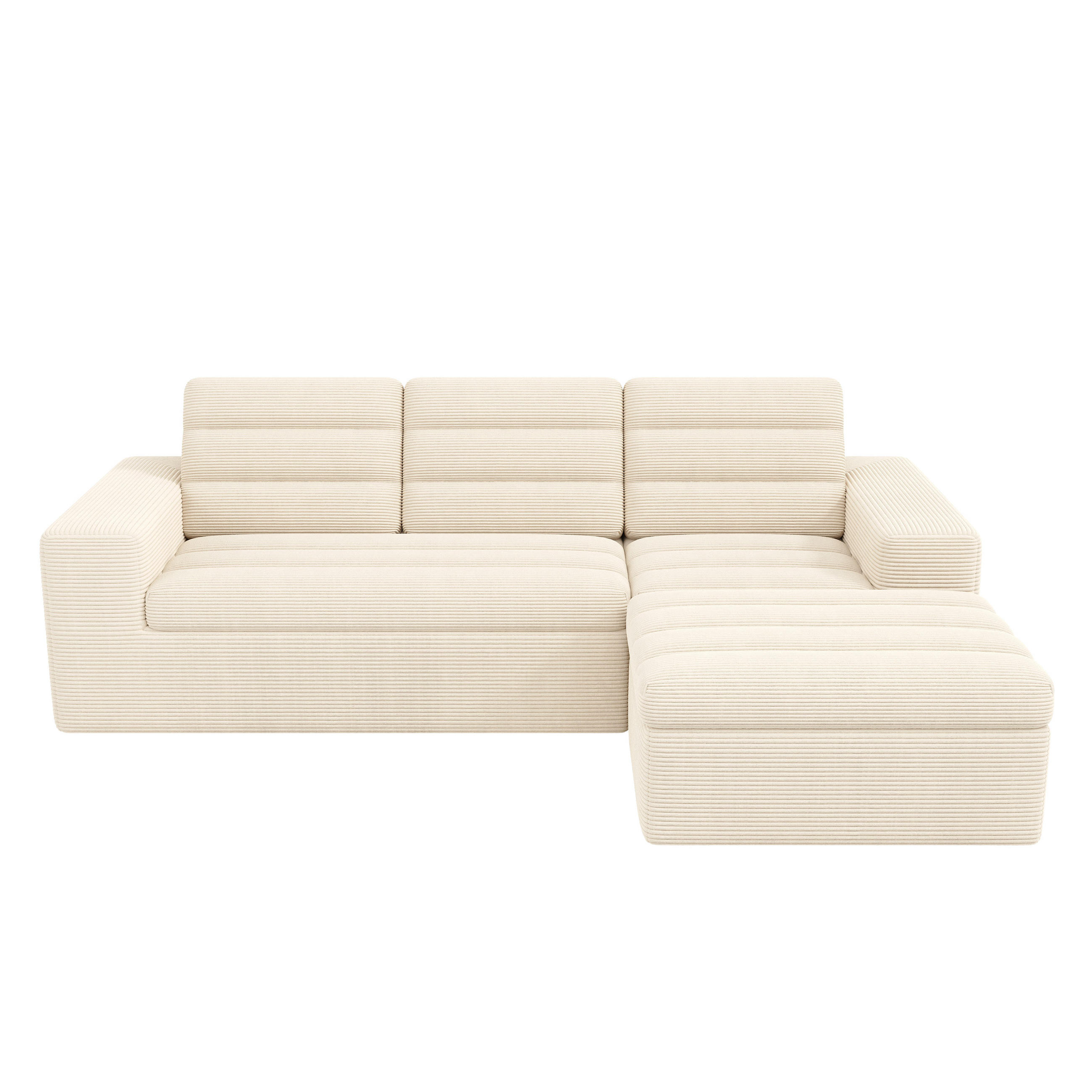 XXXLutz Ecksofa Beige 253x161 cm