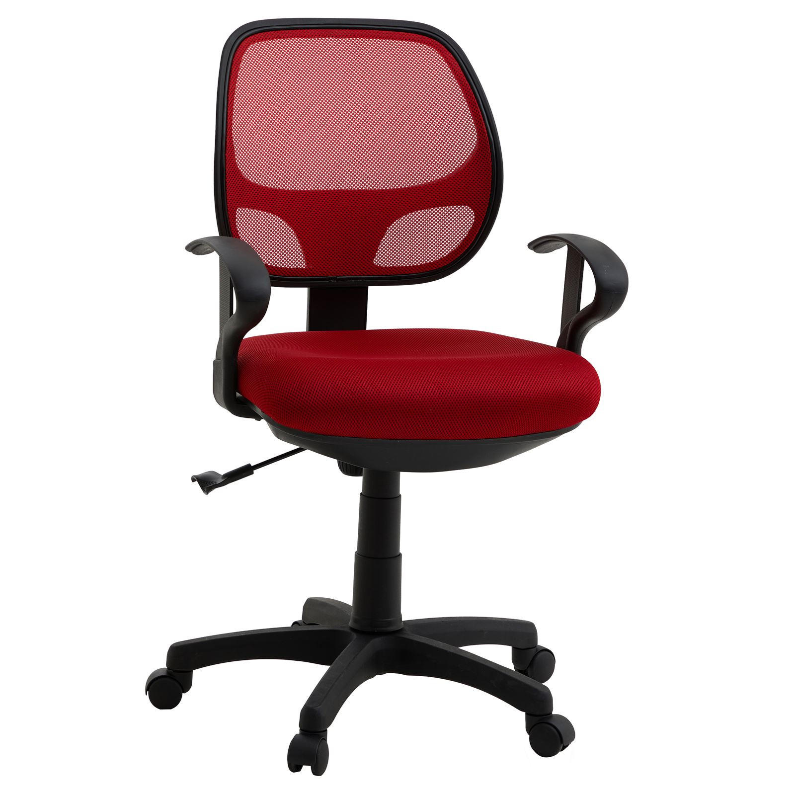Idimex Schreibtischstuhl Rot 58x97x58 cm