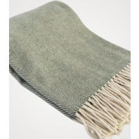 DECKE Balance. Baumwolle und Wolle. 130x170 cm. Grün - Grün, Textil (130/170cm) - SOWL