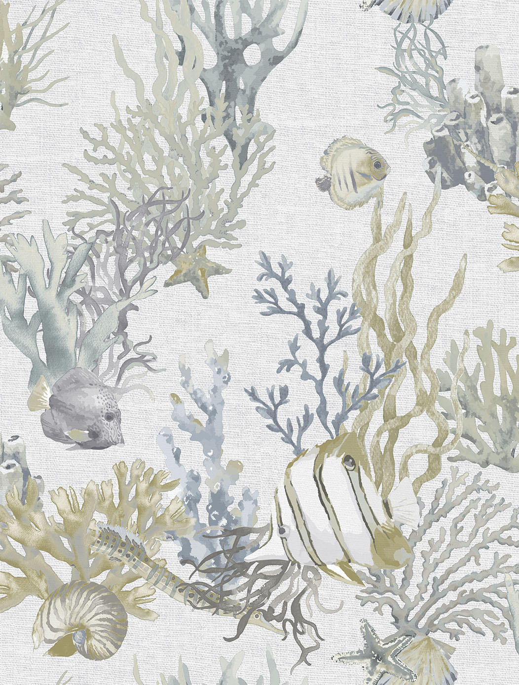 TAPETE Unterwasserwelt 53 cm x 10 m - Blau, Papier (53/1000cm) - Sanders & Sanders
