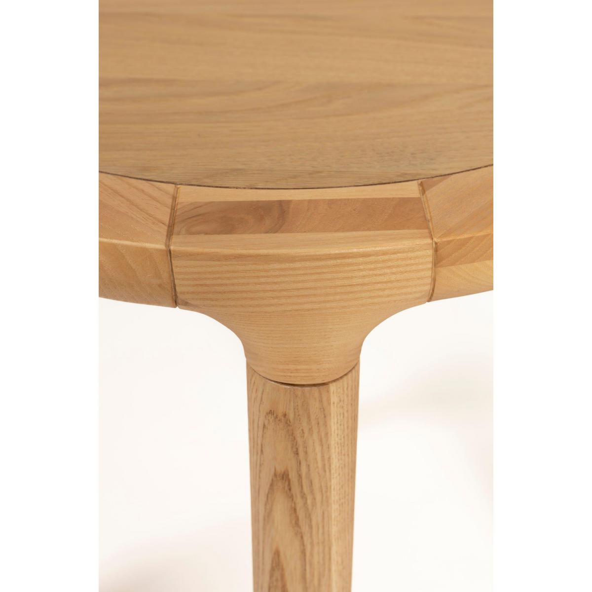 BEISTELLTISCH Storm Rund 45 cm Natural - Naturfarben, Holz (45/45/45cm) - Zuiver
