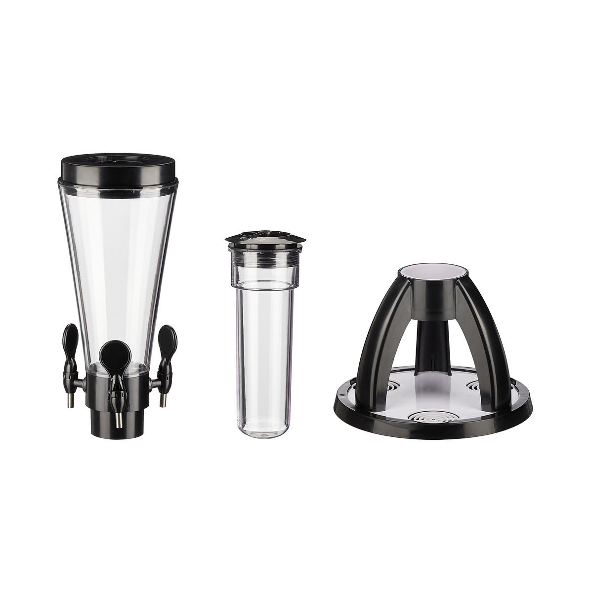 BIERSÄULE - Multicolor, Kunststoff (4L) - Relaxdays