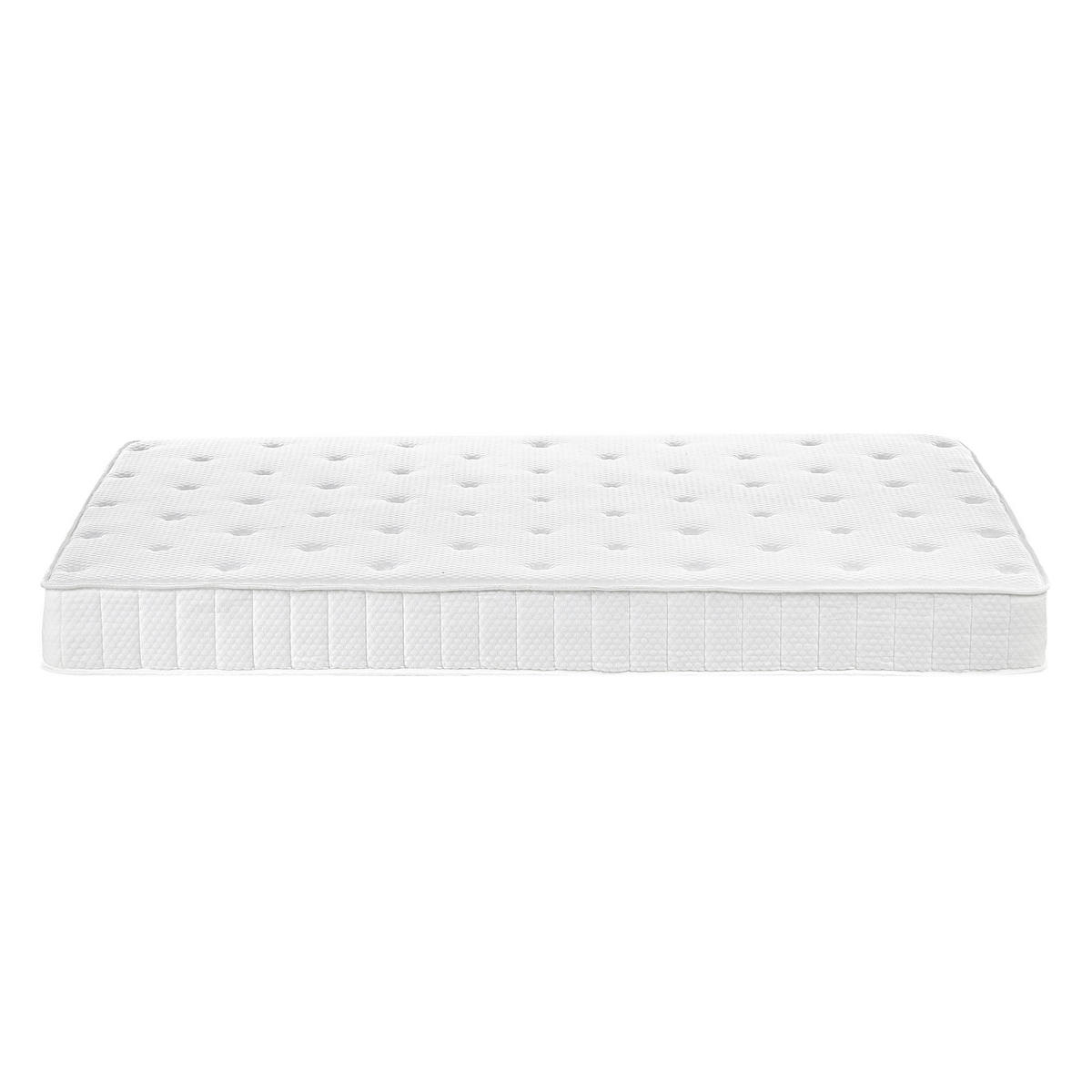 TASCHENFEDERKERNMATRATZE H3/4 Fest H2/3 Mittel 140/200 cm Duo - Weiß, Textil (140/200cm) - Beliani