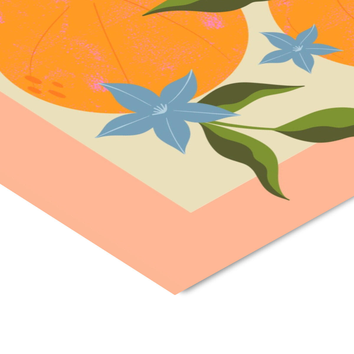 POSTER Melissa Donne - Orange Branch with Flowers - Multicolor, Papier (50/70/0.1cm) - Poster&Frame