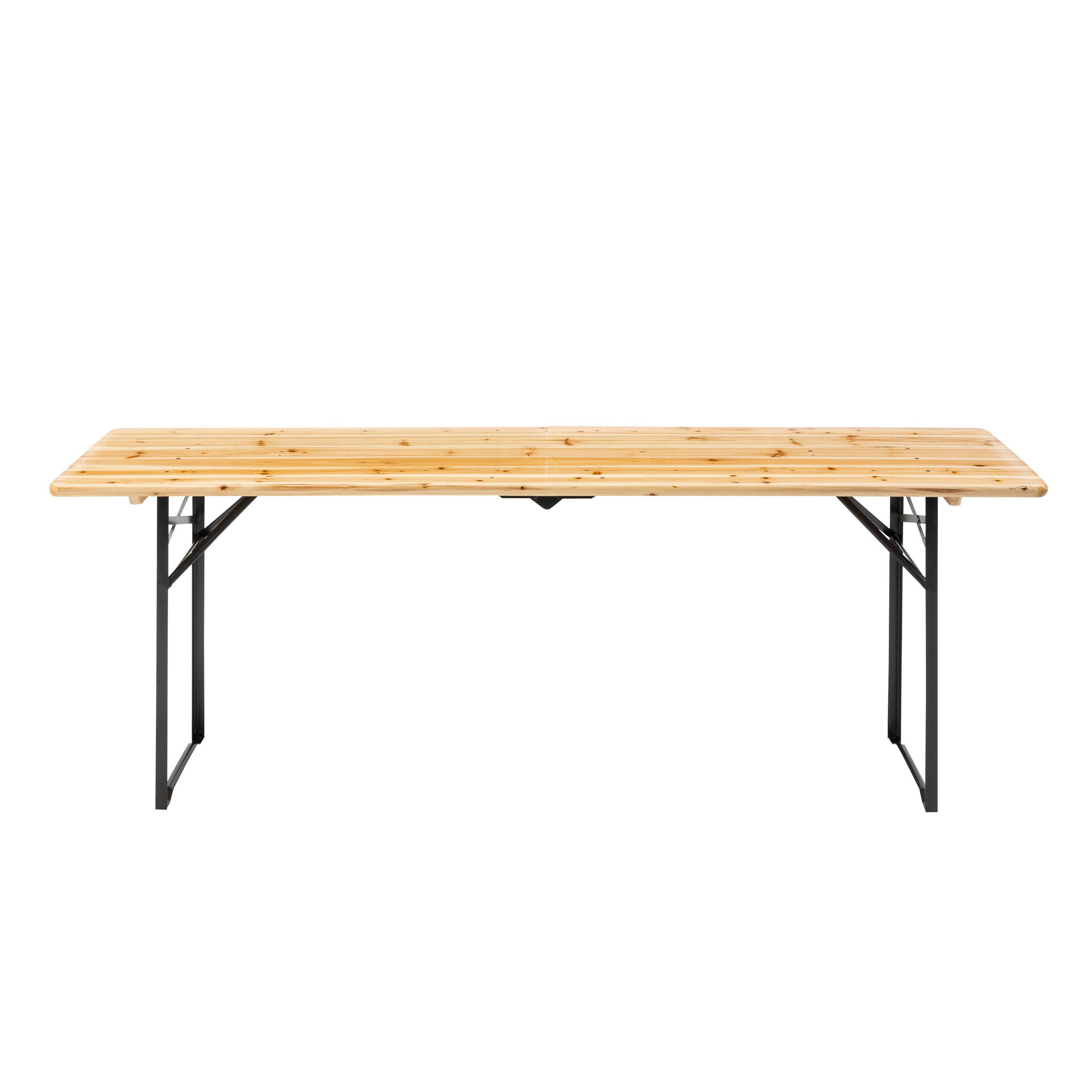 GARTENTISCH ausziehbar, Holzfarbe - Braun, Holz (58/218/75cm) - Oviala