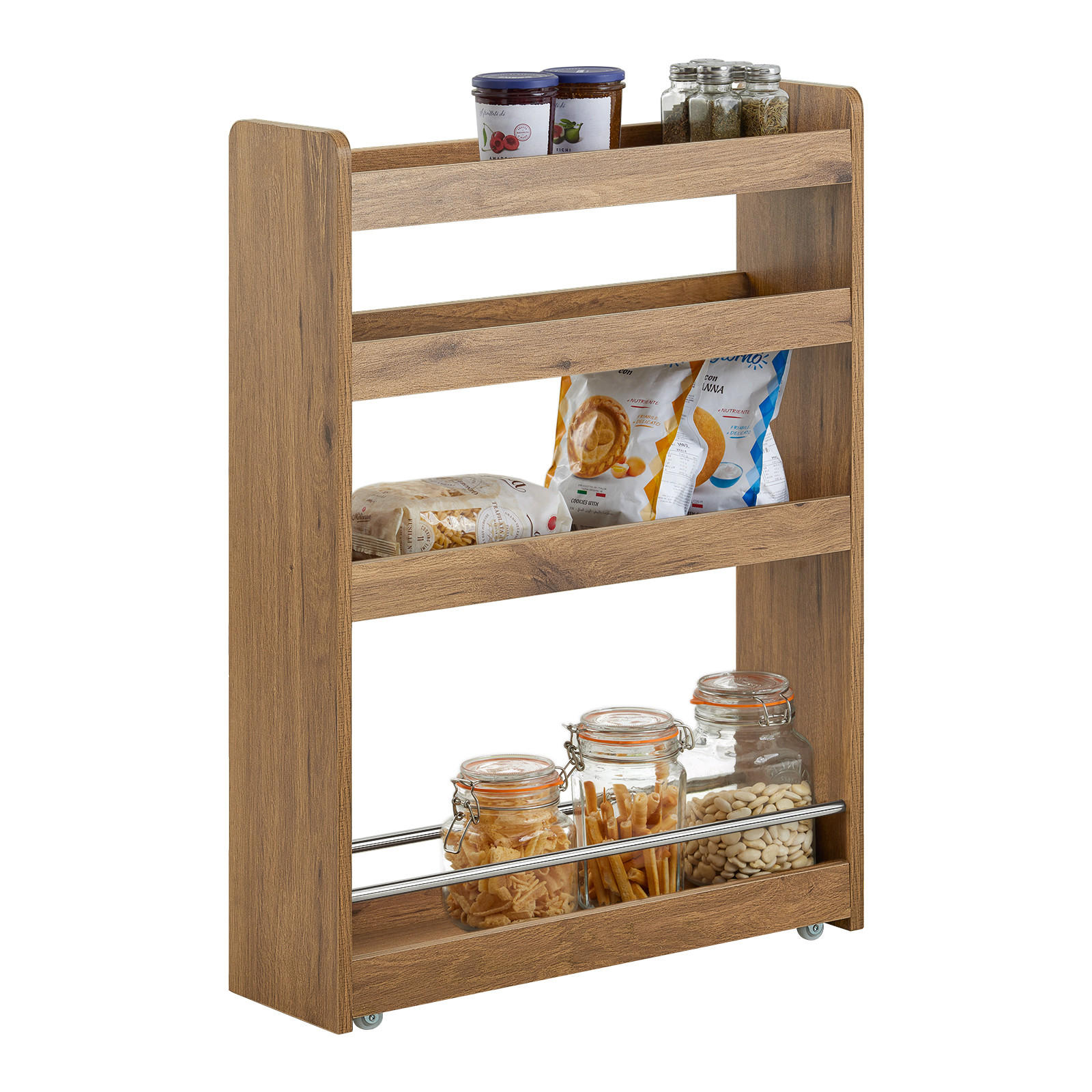 NISCHENREGAL Vintage - Braun, Holzwerkstoff (18/82/60cm) - SoBuy