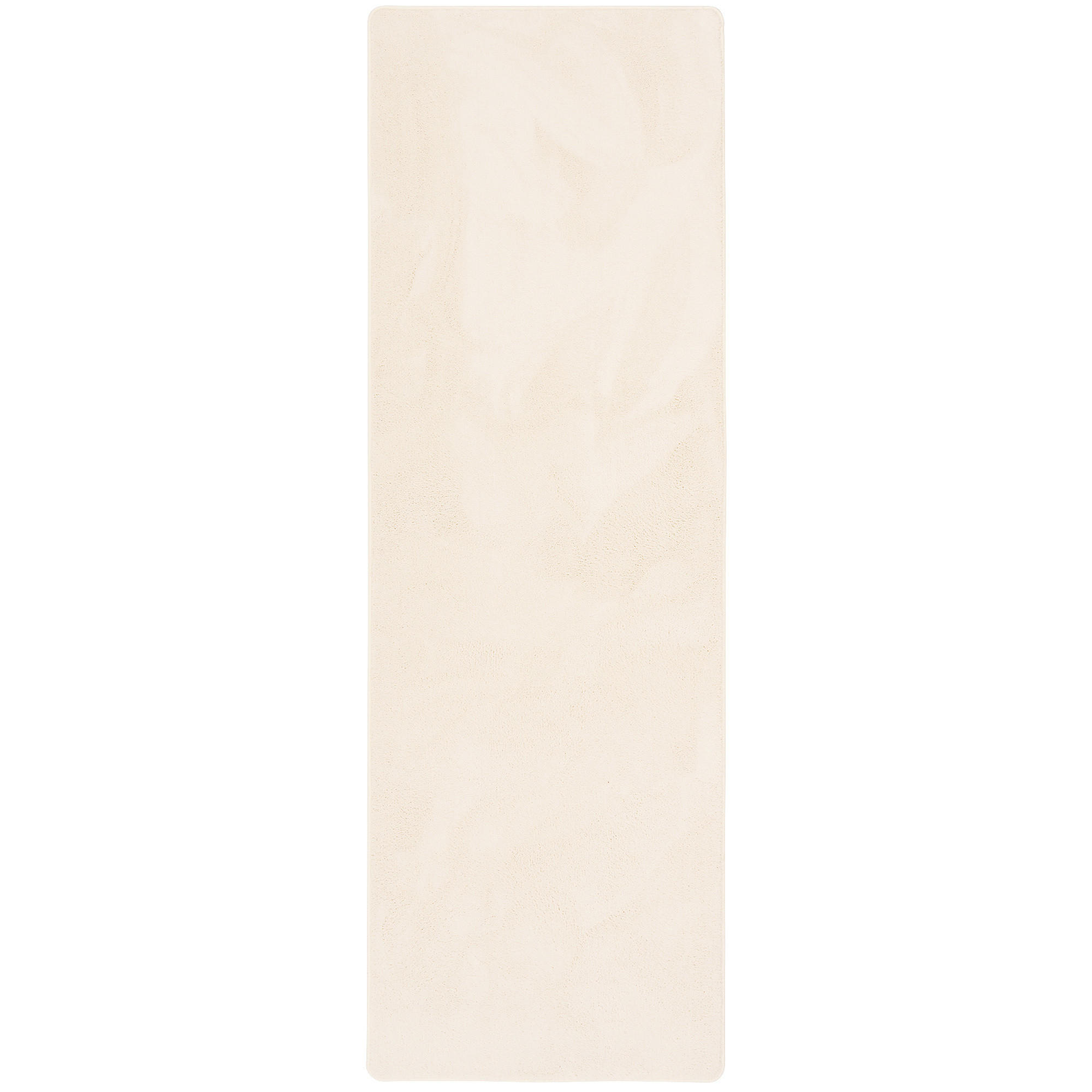 LUXUS SUPER SOFT HOCHFLOR LANGFLOR TEPPICH LÄUFER DELUXE - Creme, Textil (80/160cm) - Snapstyle