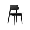 WOHNZIMMER STUHL KT63, Holzfarbe: Schwarz - Schwarz, Holz/Textil (47/80/49cm) - MIRJAN24