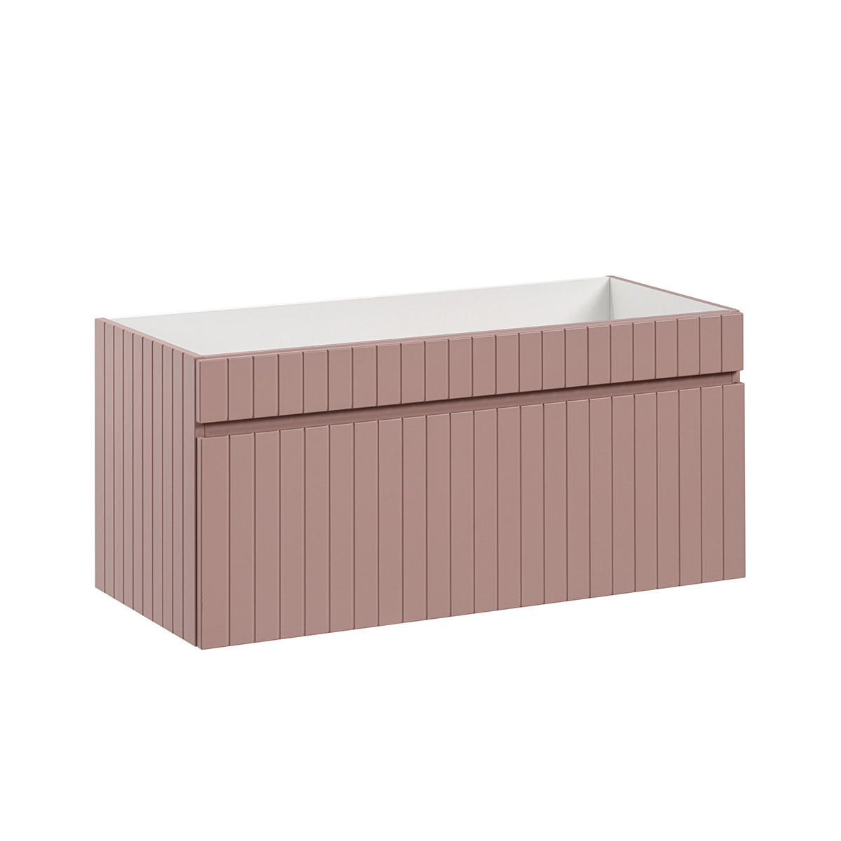 WASCHTISCHUNTERSCHRANK 100cm Zelie Rose - Pink, Holzwerkstoff (100/46/46cm) - Petits-meubles
