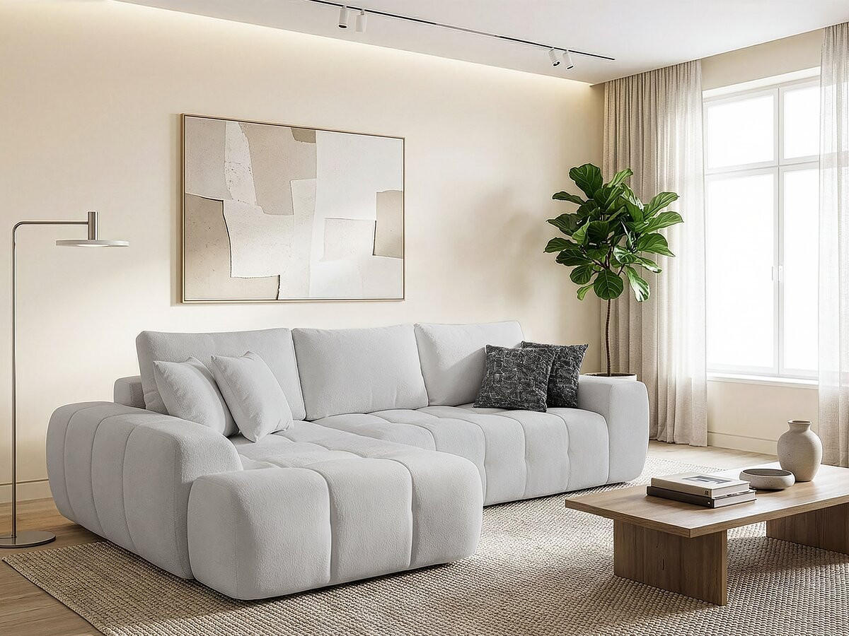 ECKSOFA sidonie Grau - Grau, Textil (188/284cm) - Habitat Garten