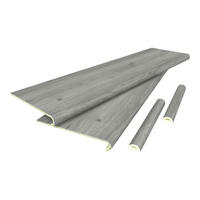 TREPPENVERKLEIDUNG-SET 4 TLG. Bunschoten - Grau, Kunststoff (120/32cm) - NEU.HOLZ