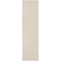 WOLLTEPPICH Boucle, Unifarben, Strapazierfähig, natürlich & pflegeleicht Creme Läufer 80x230 - Creme, Textil (80/230cm) - KADIMA DESIGN