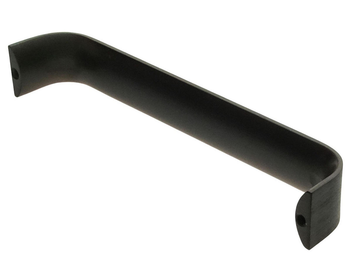 MÖBELGRIFF Schwarz matt eloxiert BA 160 mm Küchengriff breit Schrankgriff modern - Schwarz, Metall (2.5/3/16.7cm) - Livingpoint24