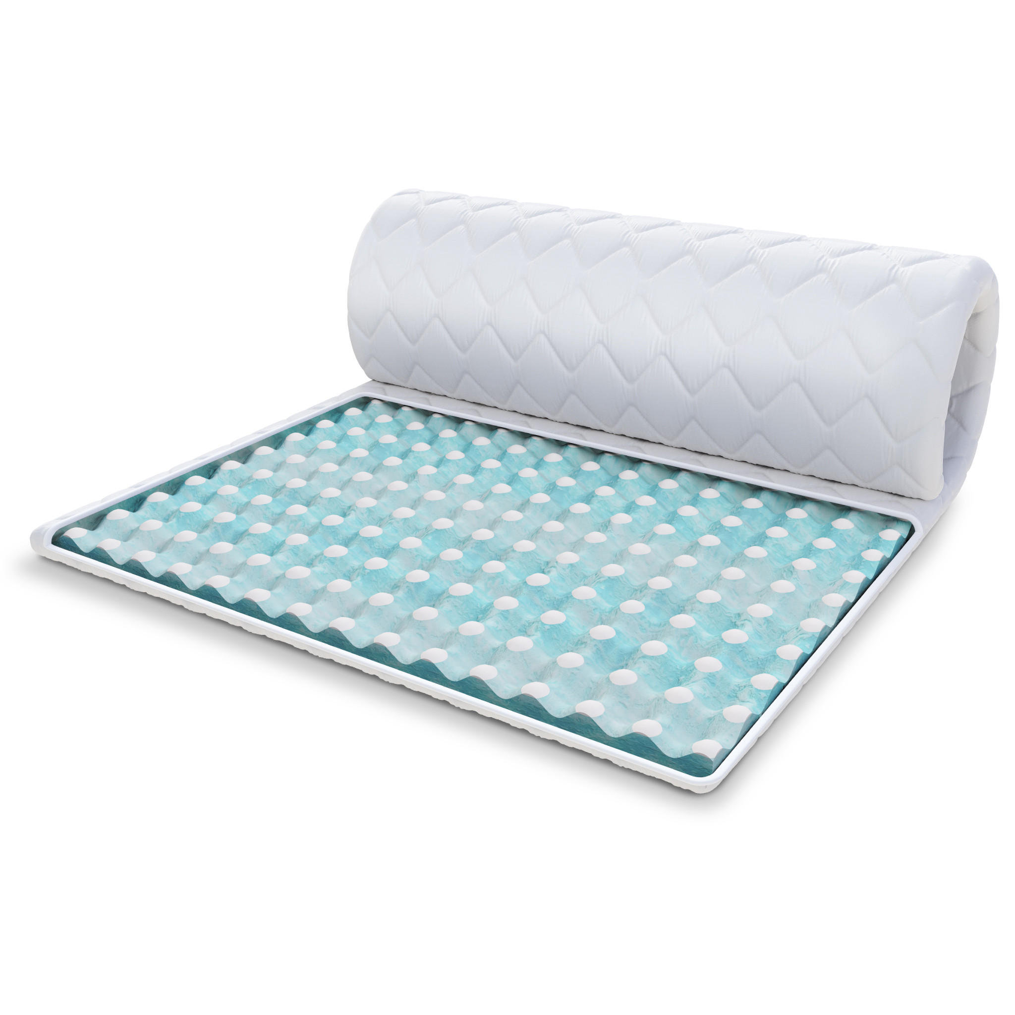 TOPPER Malta 4 - Weiß, Textil (90/200cm) - FDM