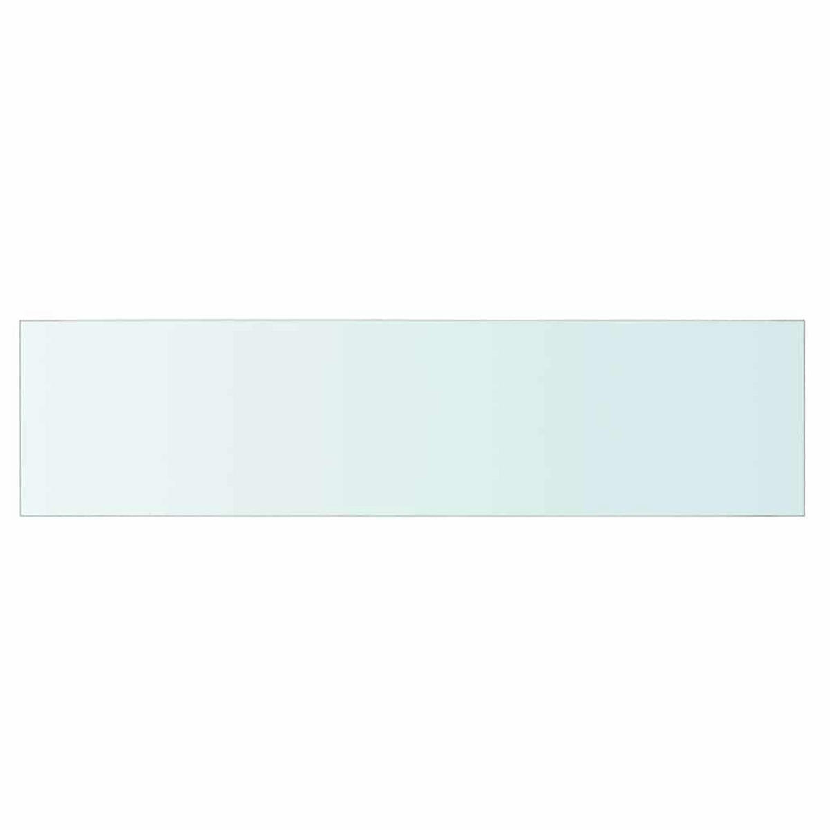 REGALBODEN Glas Transparent 80/20 Cm - Transparent, Glas (20/0.8/80cm) - vidaXL