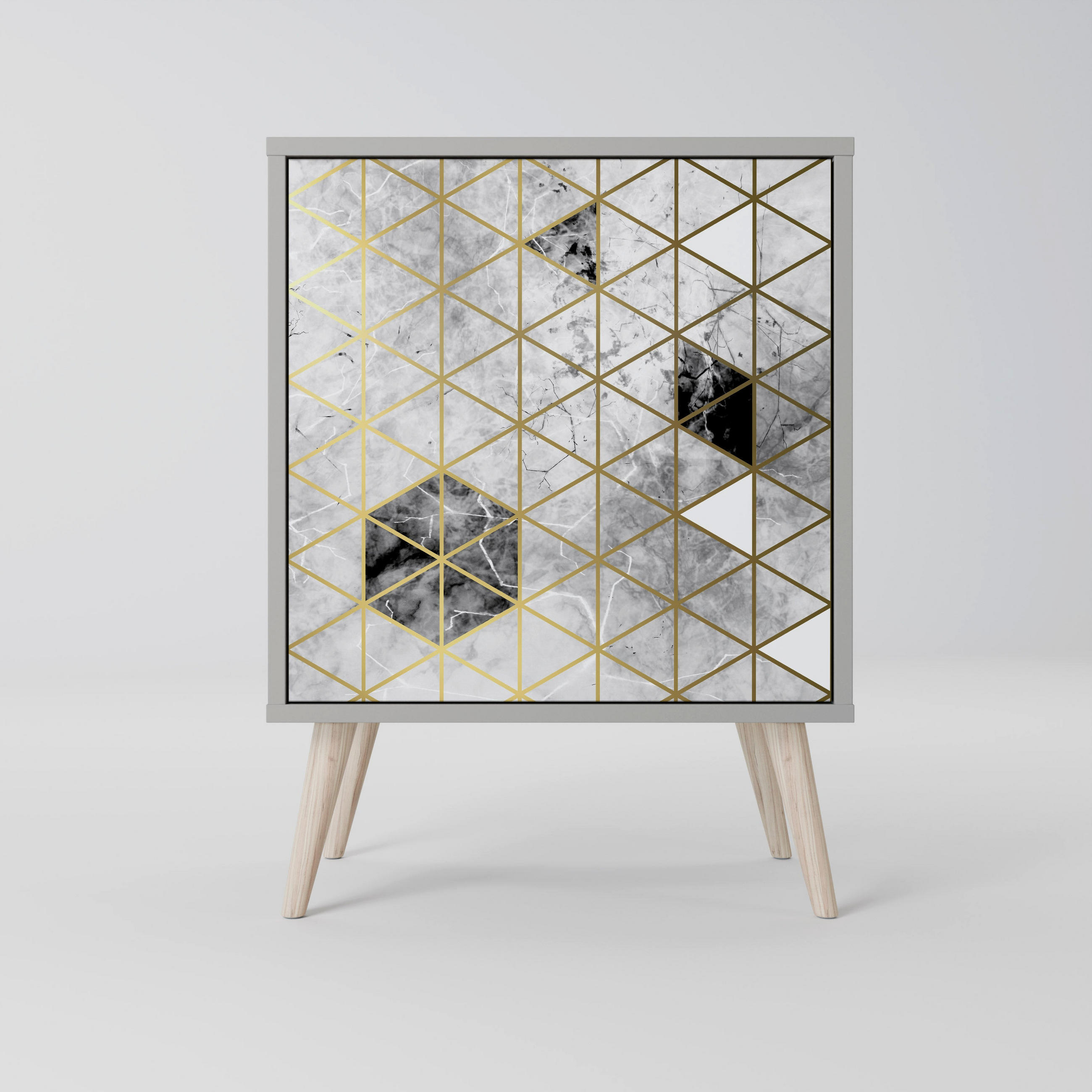 SpaceRebels Sideboard Grau 57.5x77.5x42 cm