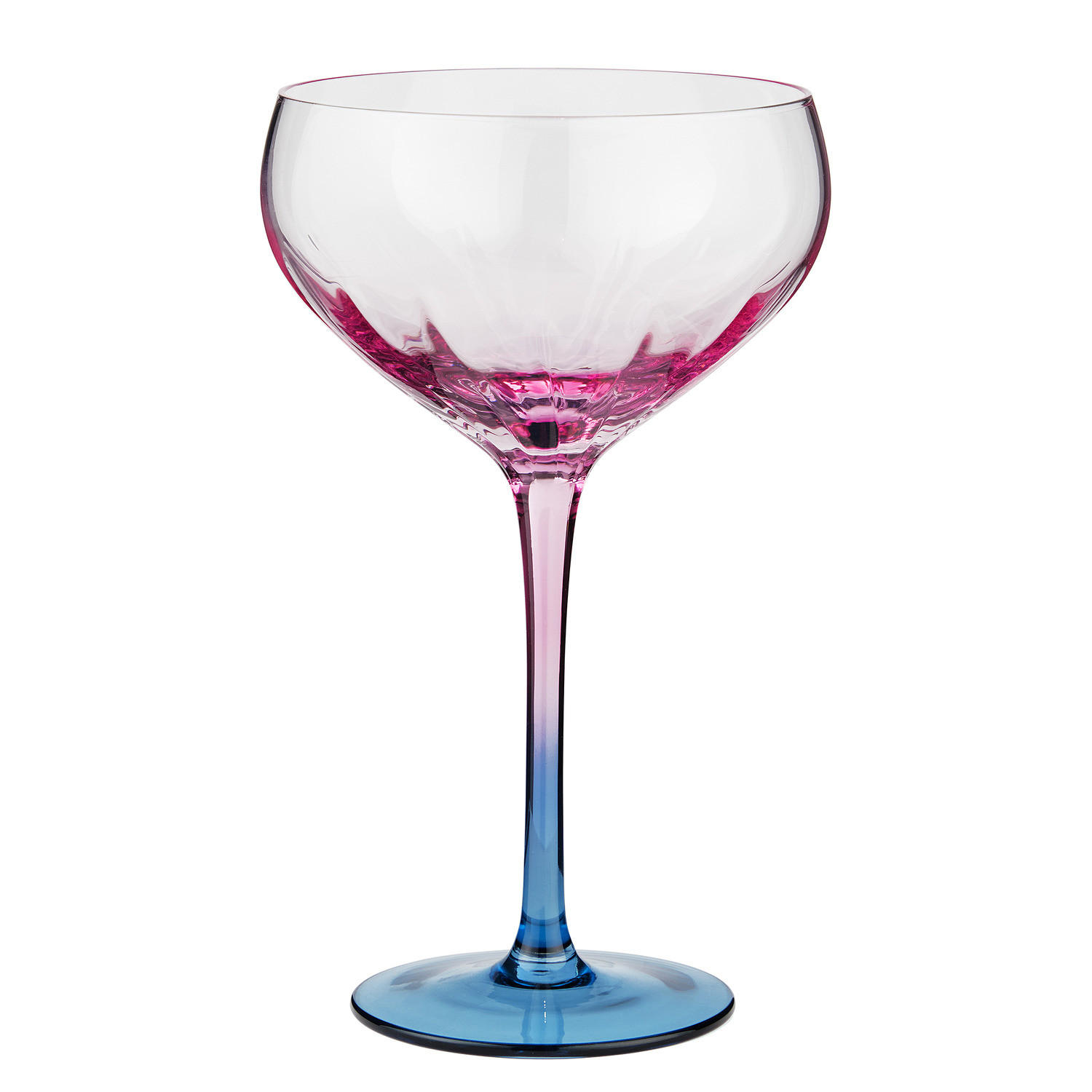 COCKTAILGLAS Divine - Blau/Pink, Glas (0.38L) - Butlers